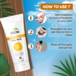 VIONI Vitamin C Face Wash for Brightening, Acne Control & Oil-Free Skin (100ml) - Image 6