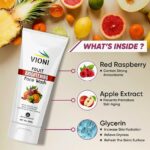 VIONI Fruit Brightening Face Wash for Glowing Skin, Hydration & Acne Control (100ml) - Image 2