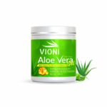 VIONI Aloe Vera Gel with Green Tea & Vitamin E – Skin & Hair Moisturizing Gel (500g)